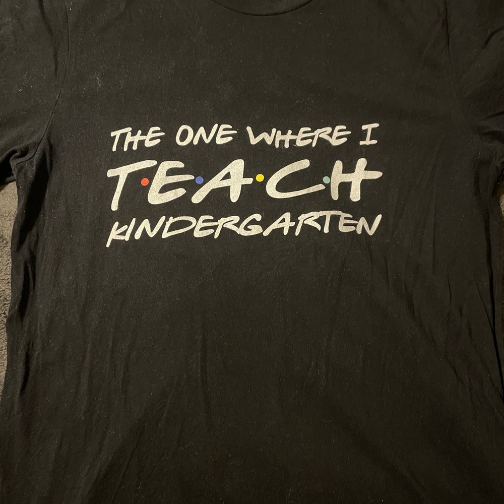 Friends Inspired Kindergarten Teacher Shirt - Picture 2 of 4